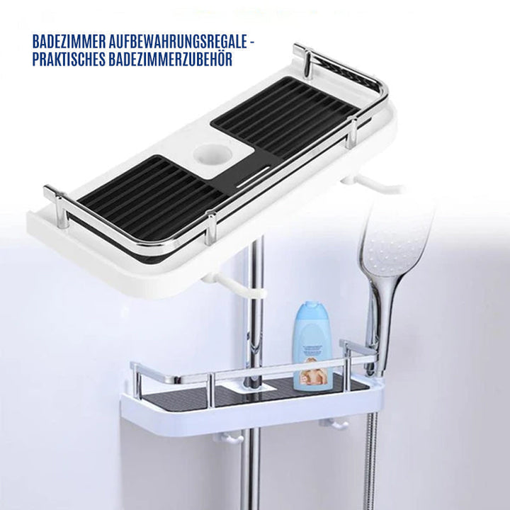 Lisslune | Shower rod storage shelf