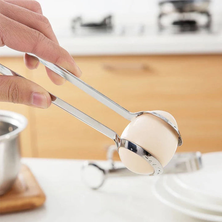 Lisslune | Stainless Steel Extended Egg Clip - Practical Kitchen Tool