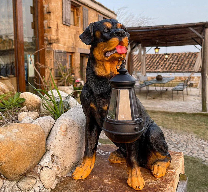 Lisslune | Solar-LED Dog Figure for the Garden