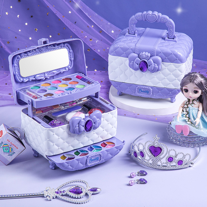 Lisslune | Princess Glamour – Kids Makeup Play Set | Safe & Fun Pretend Play Kit