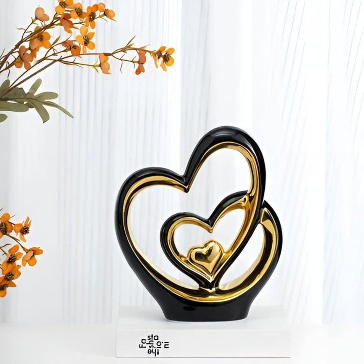 Lisslune | Elegant - Twin Hearts Timeless Decoration