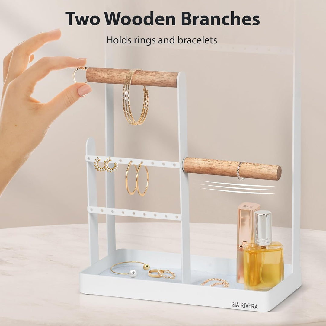 Lisslune | Jewelry Stand Holder with 10 Hooks