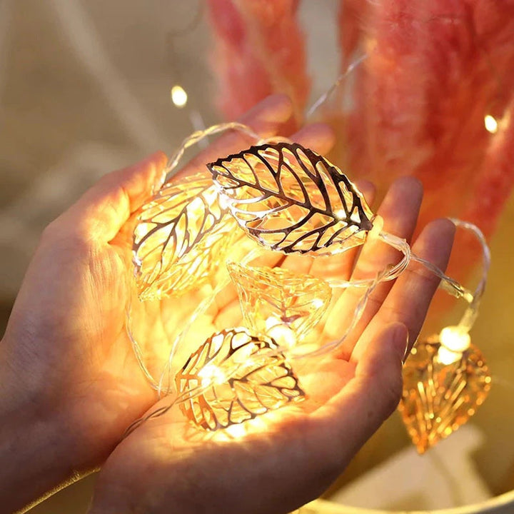 Lisslune | Golden Leaf Fairy Lights