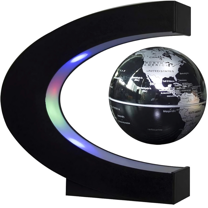 Lisslune | AstroGlobe LED World Globe – Floating Globe Lamp with Magnetic Suspension