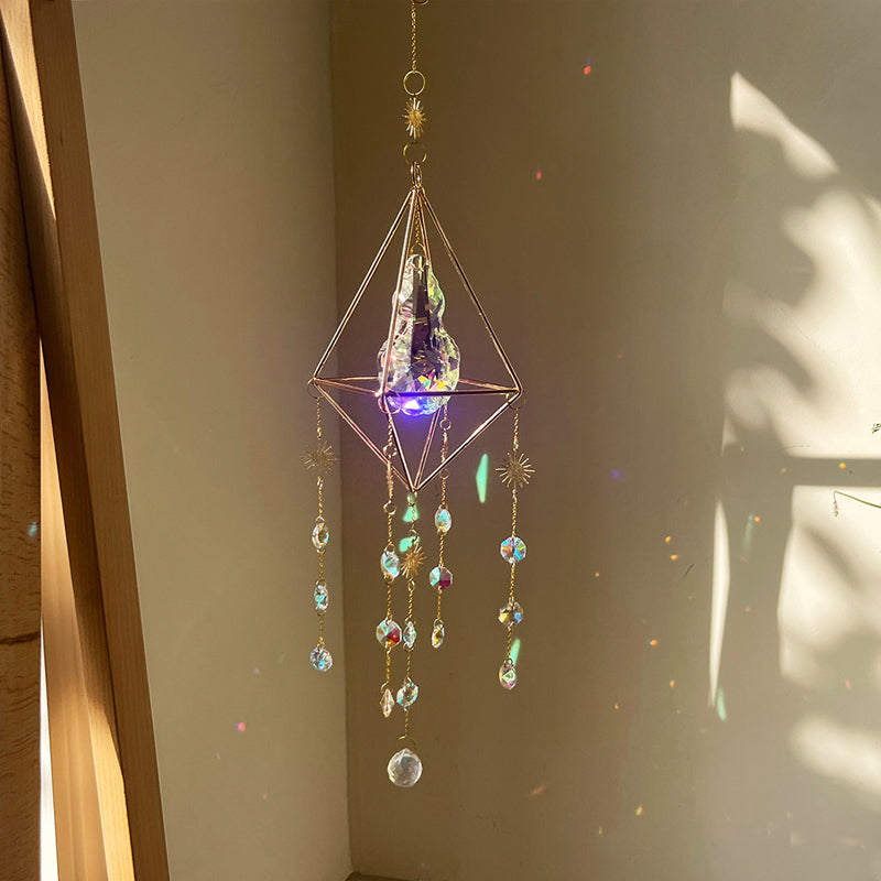 Lisslune | Geometric prism sun catcher