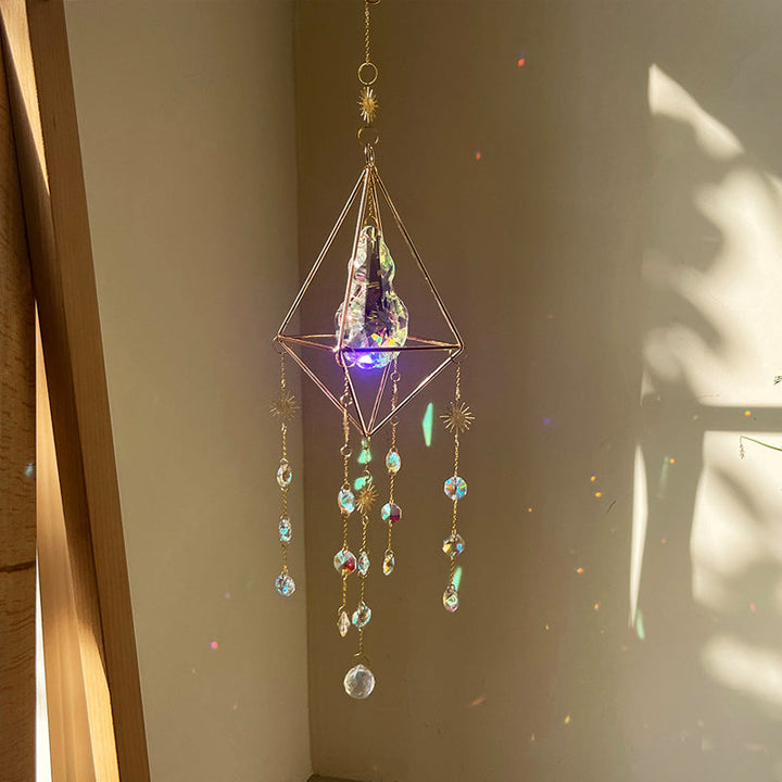 Lisslune | Geometric prism sun catcher