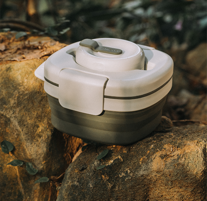 Lisslune | Portable Silicone All-In-One Camping Tableware Set