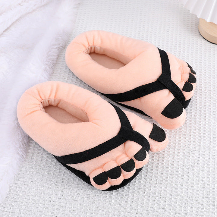 Lisslune | Funny Foot Plush Novelty Slippers