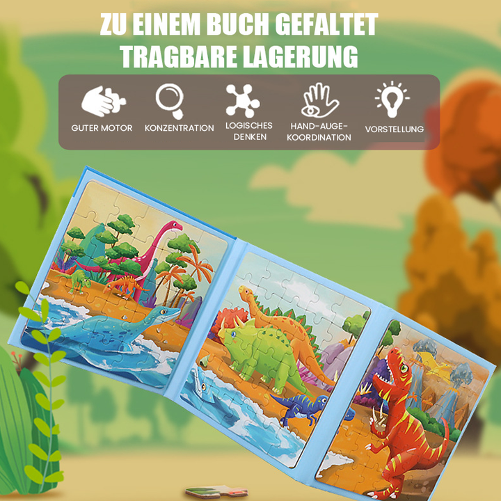 Lisslune | 3-in-1 Magnetic Puzzle Book