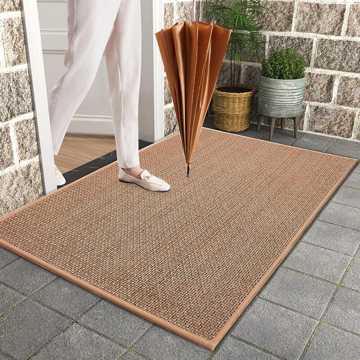 Lisslune | Indoor Entrance Door Mats: Non-Slip , Washable, Natural Coir for Kitchen, Patio, & Doorway - All Sizes