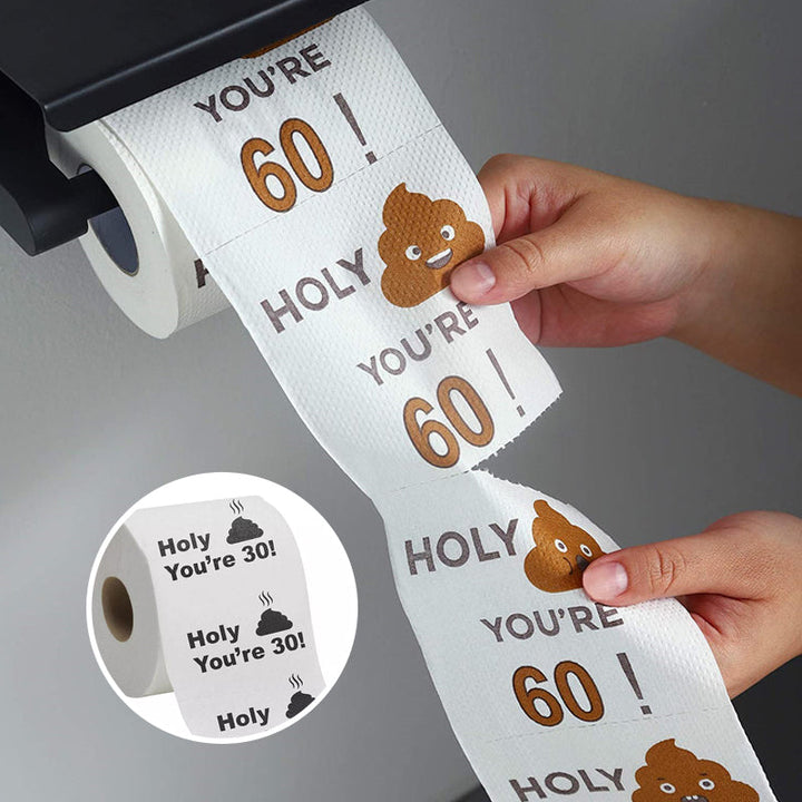 Lisslune | Poop Happy Birthday Printed Roll Paper
