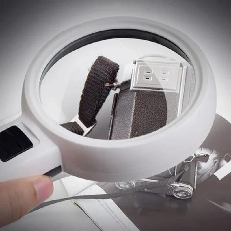 Lisslune | 30x optical magnifying glass with LED light