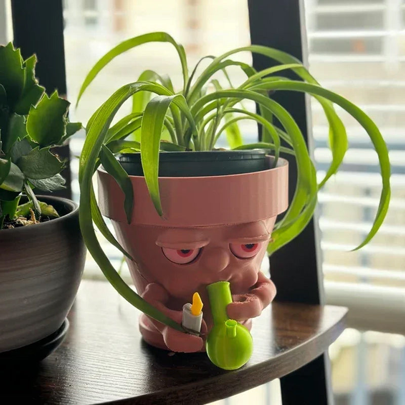 Lisslune | Creative smoking flower pot