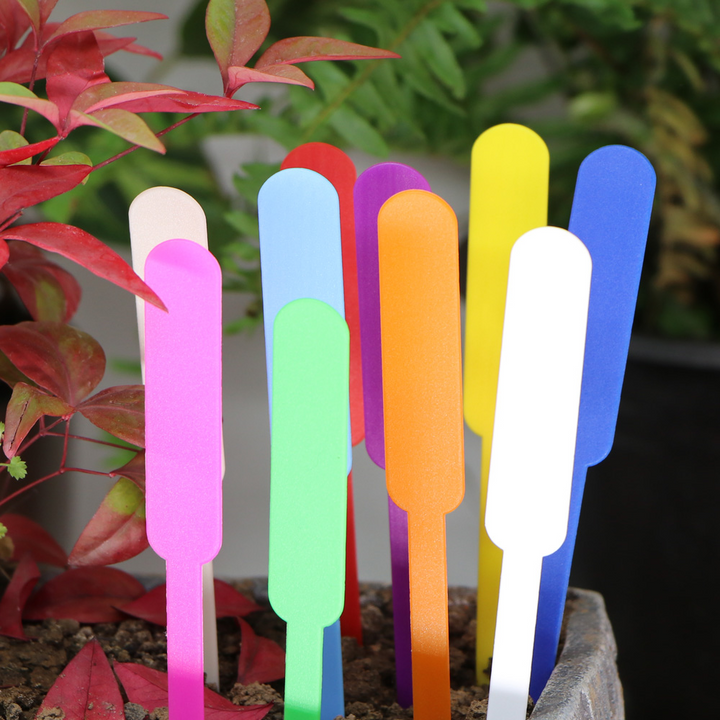 Lisslune | Colorful Plant Markers Made of Plastic – Weatherproof & Rewritable