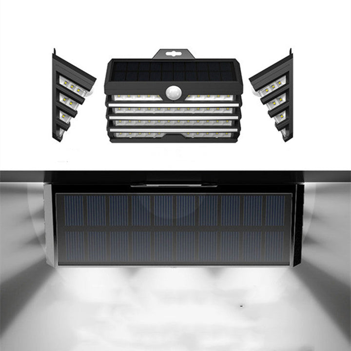 Lisslune | Waterproof & Motion Activated Solar Light, for Garden, Backyard, Deck, Patio, Garage