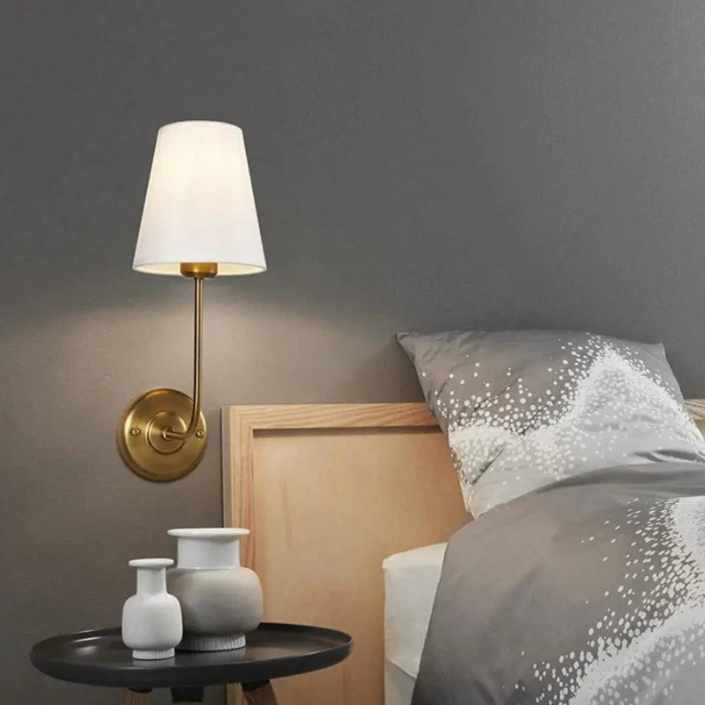 Lisslune | LoomGlow – Modern Wall Lamp Featuring Woven Metal and Soft Fabric