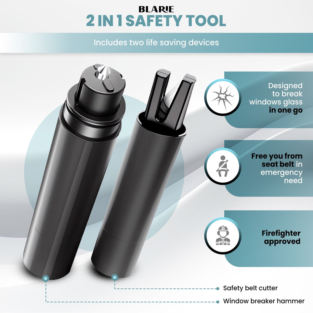 Lisslune | Car Safety Hammer – Essential Auto Escape Tool & Window Breaker for Emergency Situations
