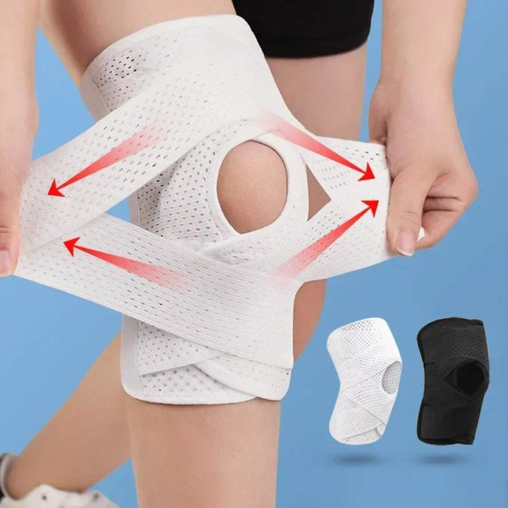 Lisslune | Knee Pads for Pain Relief | Support Compression Springs & Adjustable Tension Strap for Stability and Joint Protection