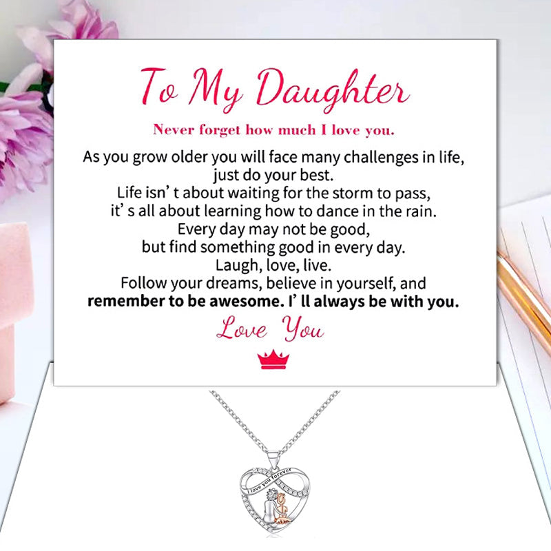 Lisslune | Love You Forever Heart Necklace