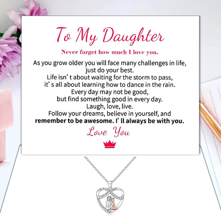 Lisslune | Love You Forever Heart Necklace