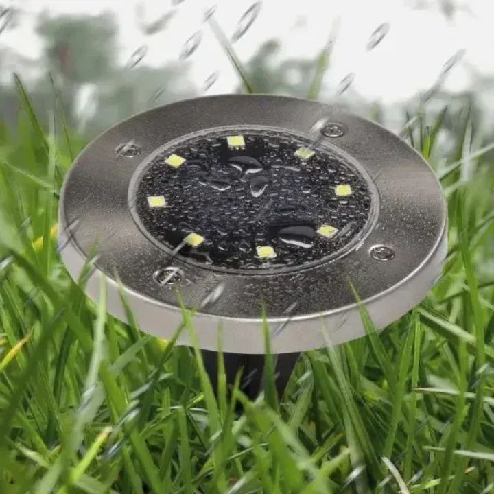 Lisslune | 3 Piece Solar Ground Lights – Elegant Outdoor Lighting without Cables