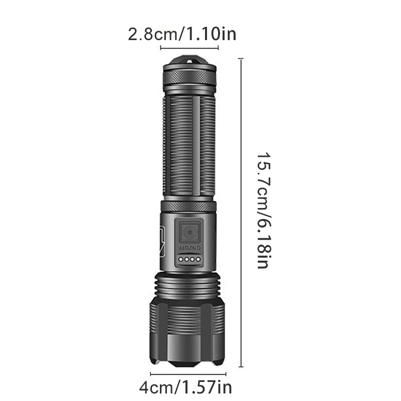 Lisslune | XHP50 Waterproof Zoomable Bright Flashlight