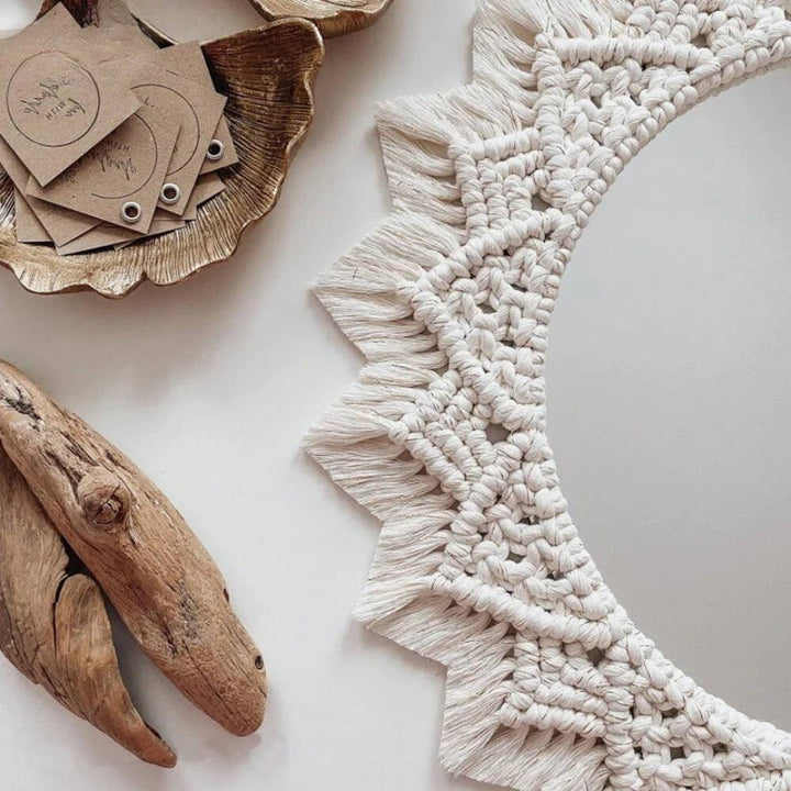 Lisslune | TasselGlow Unique Mirror for a refined bohemian atmosphere