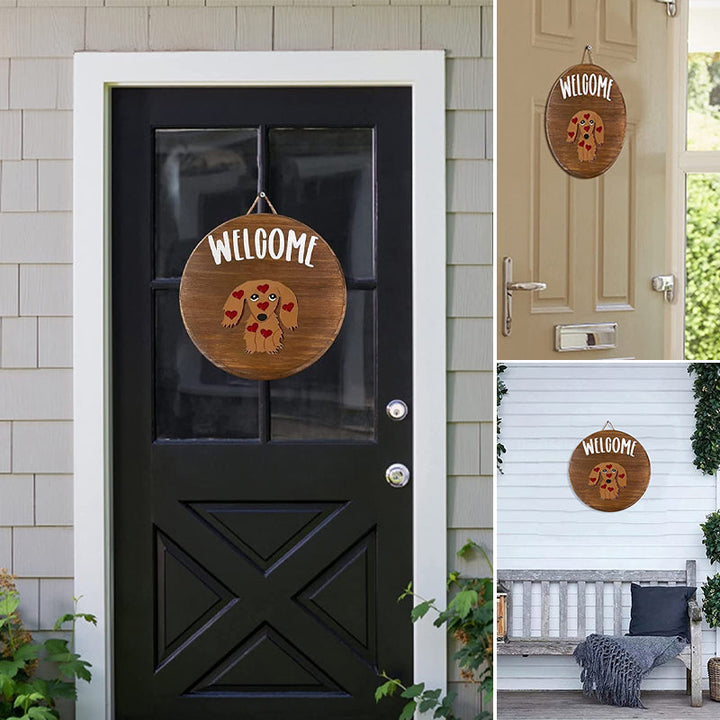 Lisslune | Dachshund door hanging decoration