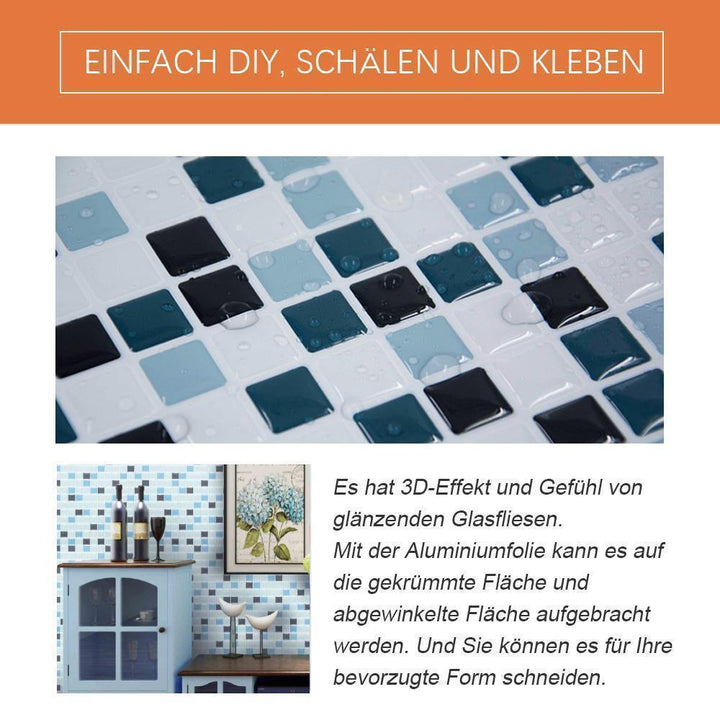 Lisslune | Self-adhesive 3D tile stickers, 4 pieces