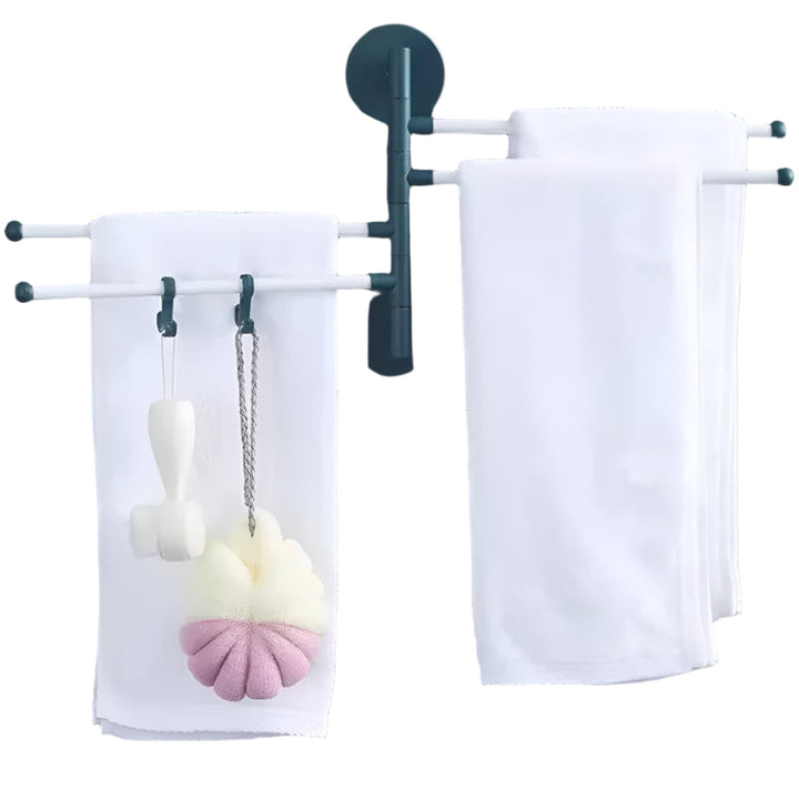 Lisslune | FlexiRack – Foldable, rotating wall mount and towel holder