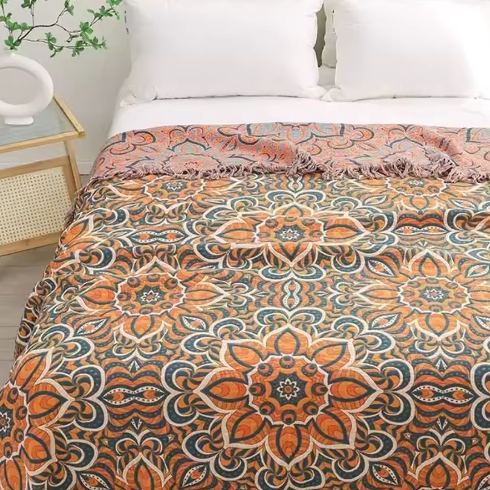 Lisslune | Sienna Sun Cotton Blanket