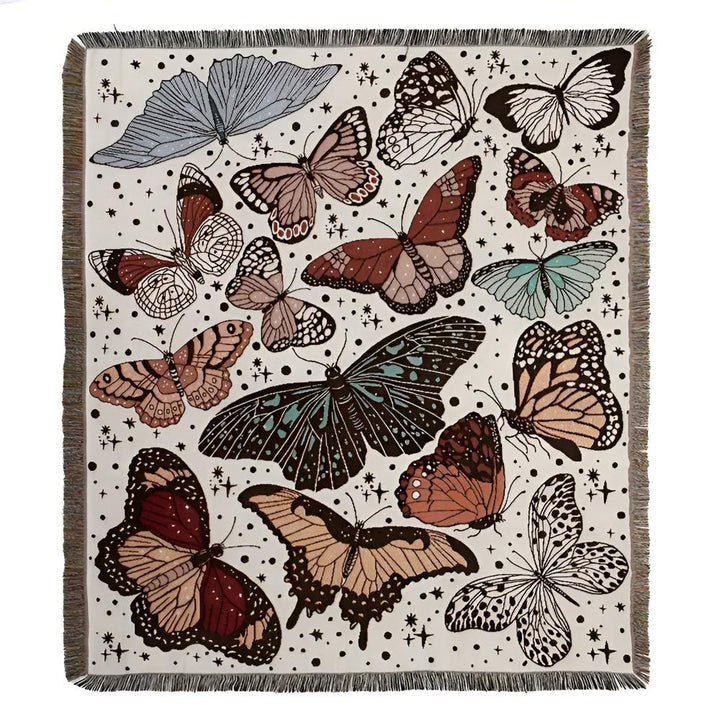Lisslune | Butterfly Garden Blanket