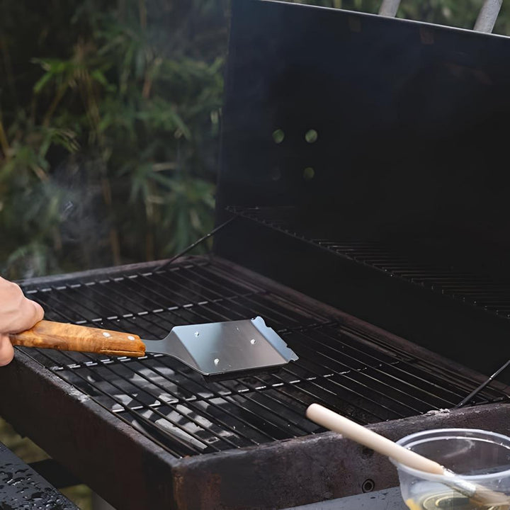 Lisslune | Stainless Grill Brush and Scraper