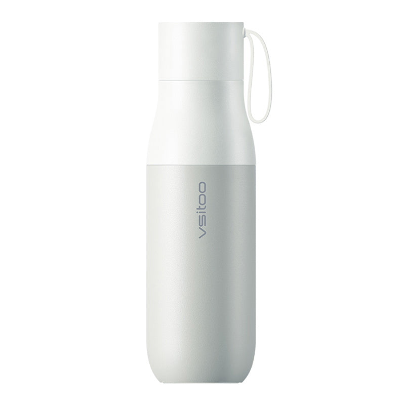 Lisslune | 450ml Smart Water Bottle, with 24-hour Insulation, Temperature Display, Water Quality Detection and Magnetic Charging, for Home, Office, Sports & Travel