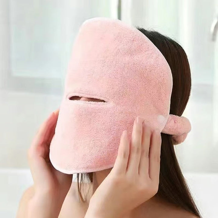Lisslune | Moisturizing facial towel made of coral velvet