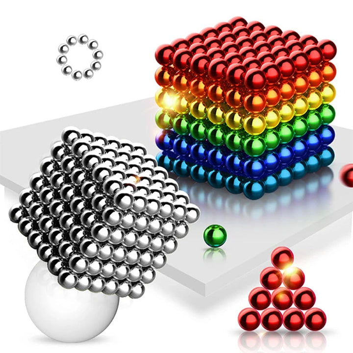 Lisslune | Multicolored DigitDots 216 Pieces Magnet Balls