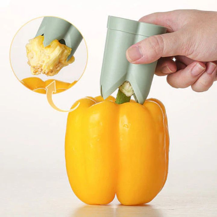 Lisslune | 2-in-1 Pepper Corer & Vegetable Cutter