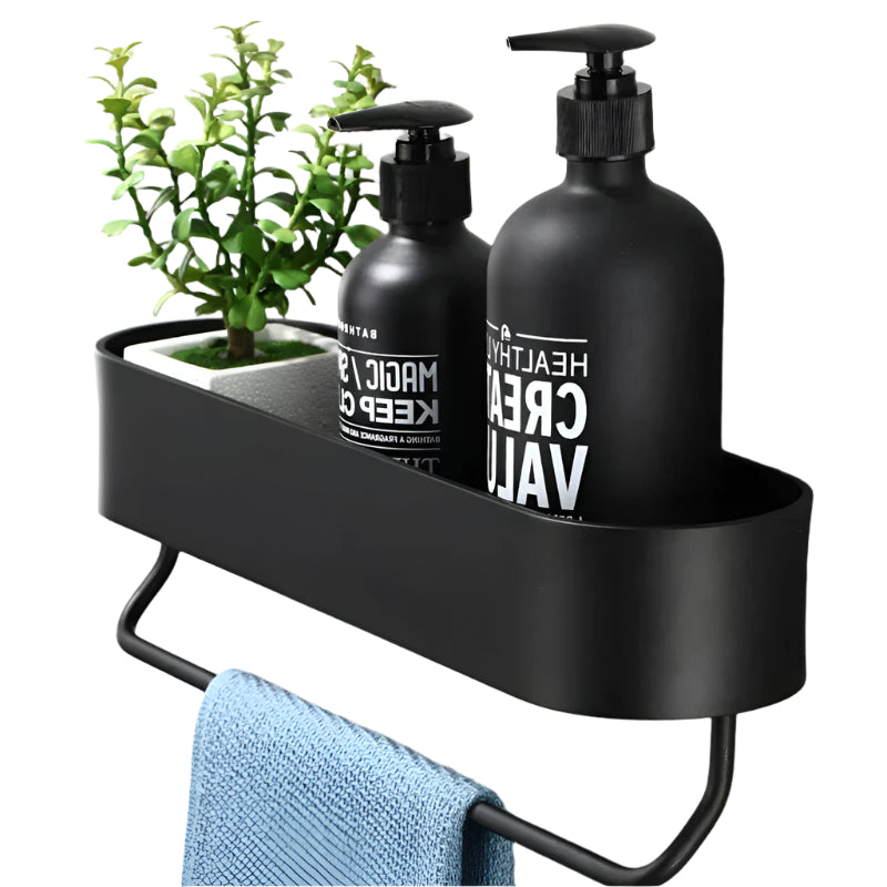 Lisslune | Elegant bathroom shelf with towel holder