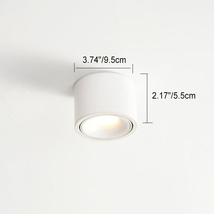 Lisslune | Origo Minimalistic LED Ceiling Light - Adjustable Round Recessed Lamp