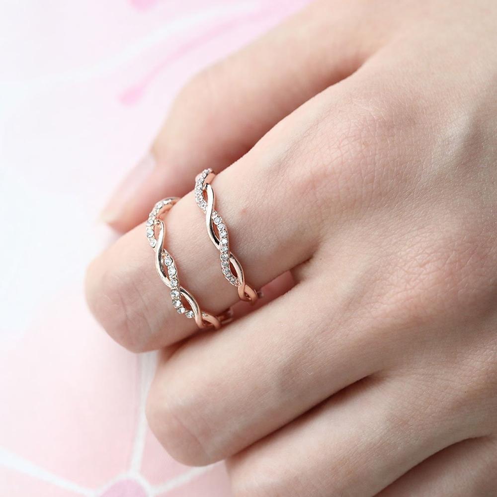 Lisslune | Twisted Ring, Twist Ring, Diamond Ring
