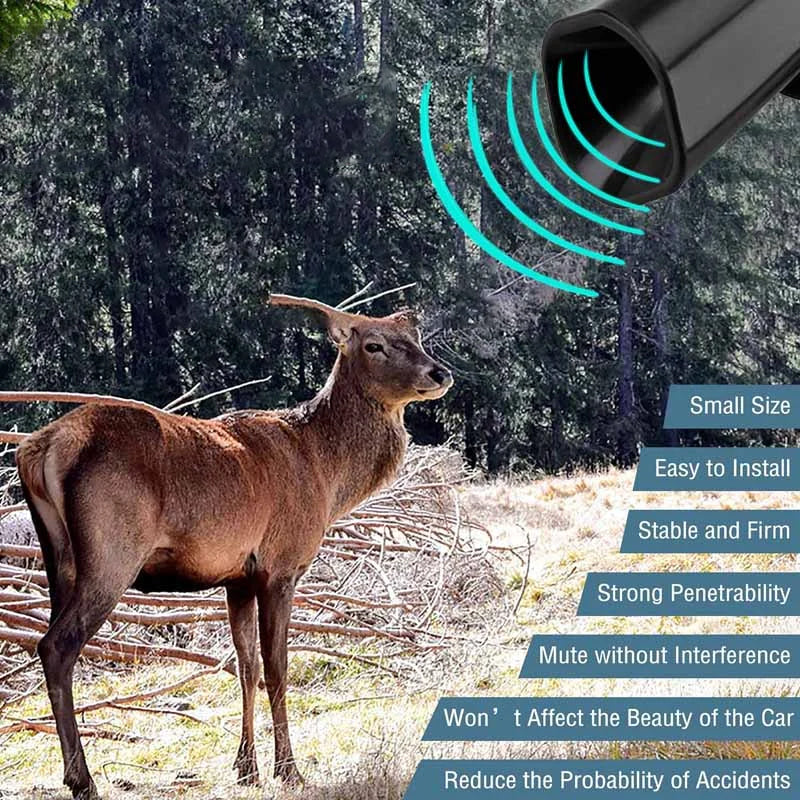 Lisslune | Ultrasonic Deer Warning Whistle for Car