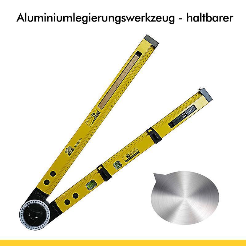 Lisslune | 4-in-1 Compass Protractor Made of Aluminum Alloy