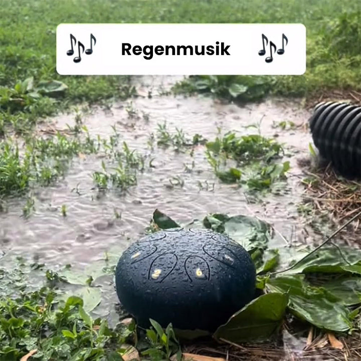 Lisslune | Rain drum as garden instrument