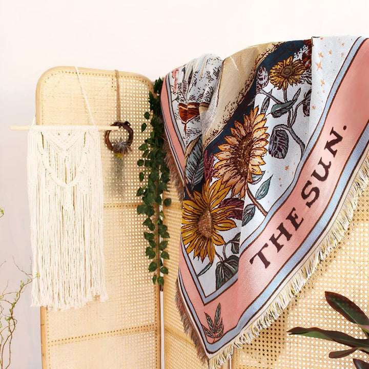 Lisslune | Boho Sun Tapestry Blanket