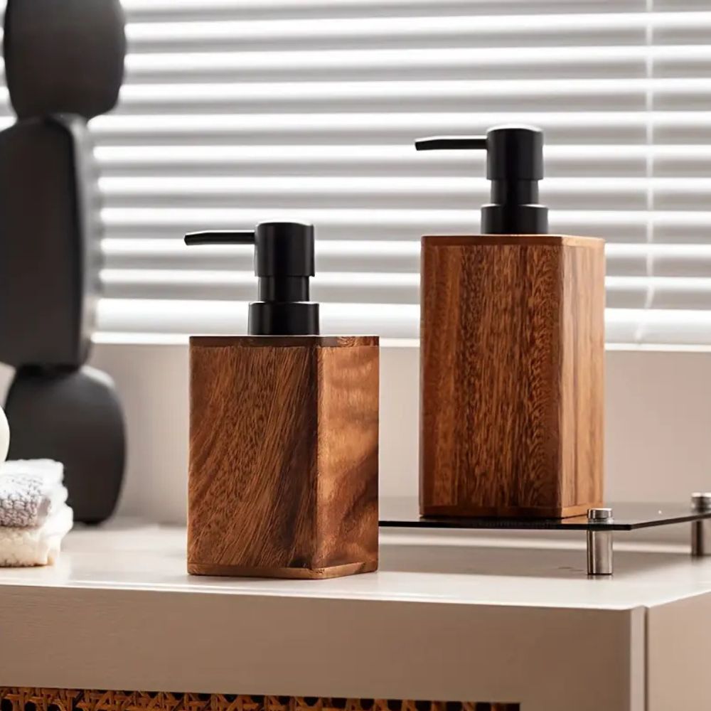 Lisslune | Walnut Aura Lotion & Soap Dispenser