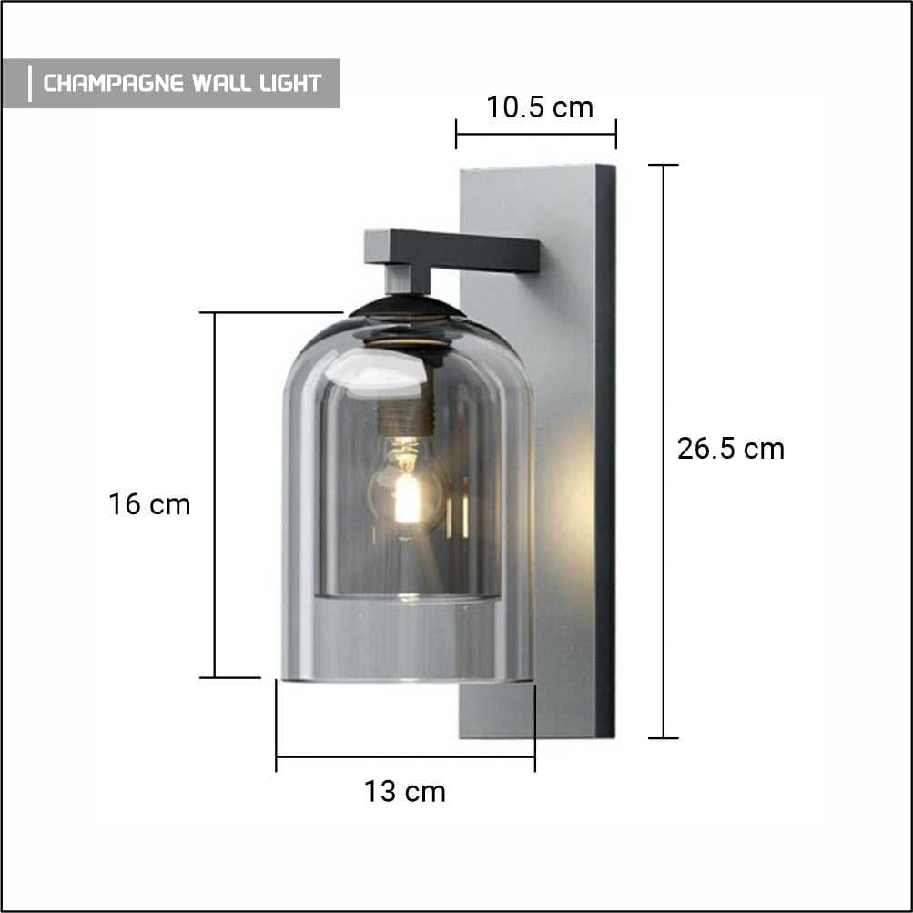 Lisslune | Champagne Wall Lamp