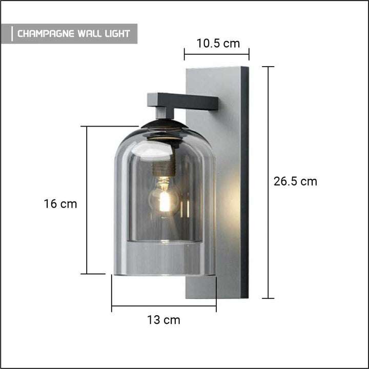 Lisslune | Champagne Wall Lamp