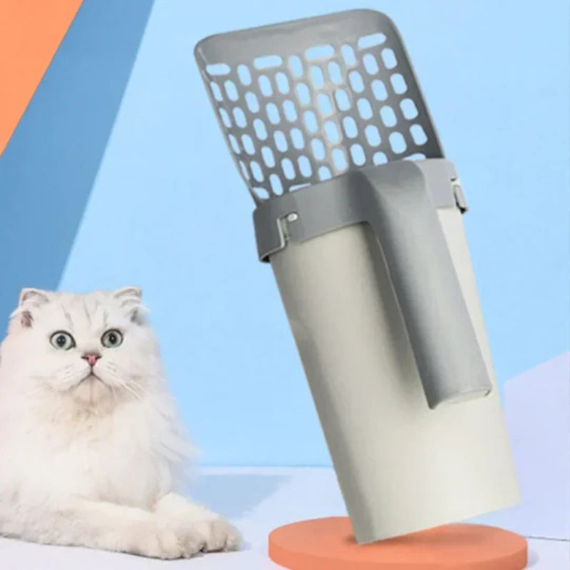 Lisslune | PurrScoop – Self-cleaning cat litter box with integrated waste bag dispenser