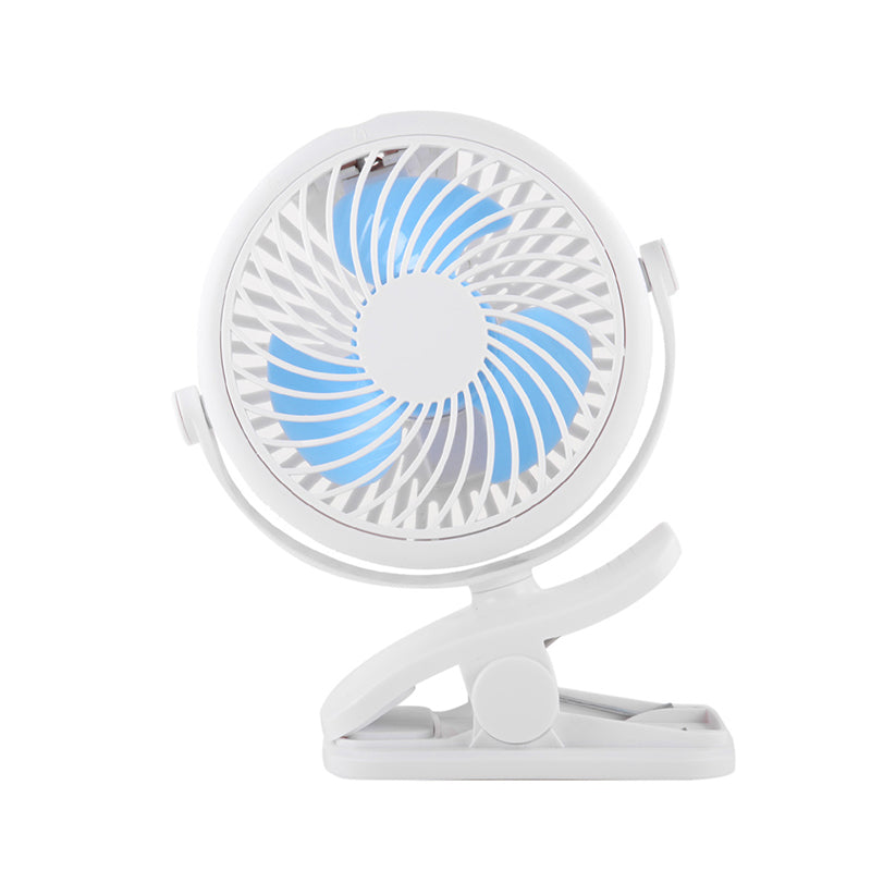 Lisslune | Portable Clamp Fan with 360° Rotation – USB & Rechargeable Battery
