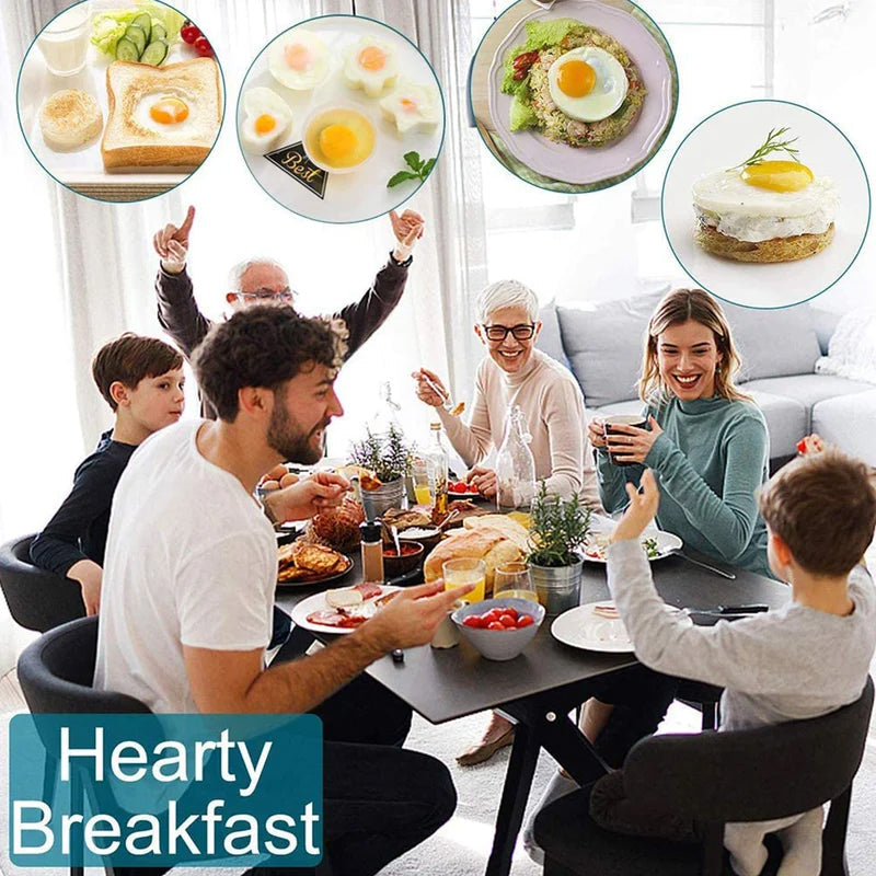 Lisslune | Cute Boiled Egg Mold4 PCS/Set With Brush